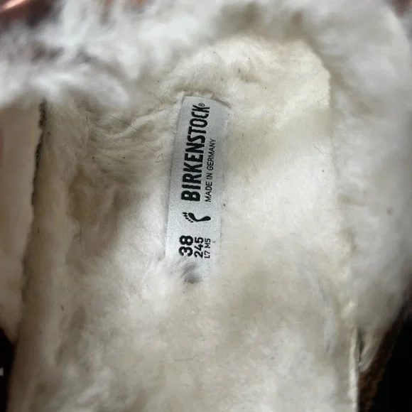 Birkenstock Arizona Shearling Slide Sandal - Women's NWOT Size 38 - Picture 6 of 6